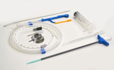 Система для венозно-артериального доступа c портом эллипсовидным PORT TI (титановым) с катетером 8 F и набором для установки купить оптом в Симферополе