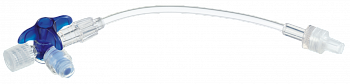 Кран 3-ходовой Дискофикс С с Сэйффлоу 360° синий линия 25 см купить в Симферополе