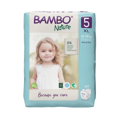 Эко-подгузники Bambo Nature 4 (7-14 кг), 24 шт купить оптом в Симферополе