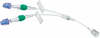 Удлинительная Y-линия с 2-мя коннекторами Сэйффлоу и возвратным клапаном 12 см купить оптом в Симферополе