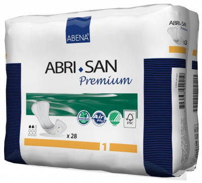 Урологические прокладки Abri-San Premium 1, 200 мл купить оптом в Симферополе
